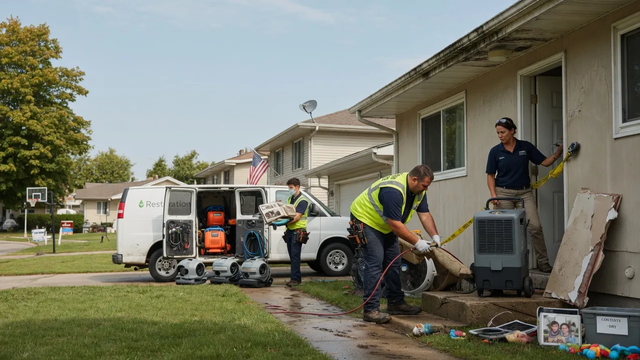 Water Damage Restoration in Mt Zion, IL near me